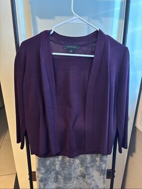 Ann Taylor 3/4 Sleeve Cropped Cardigan